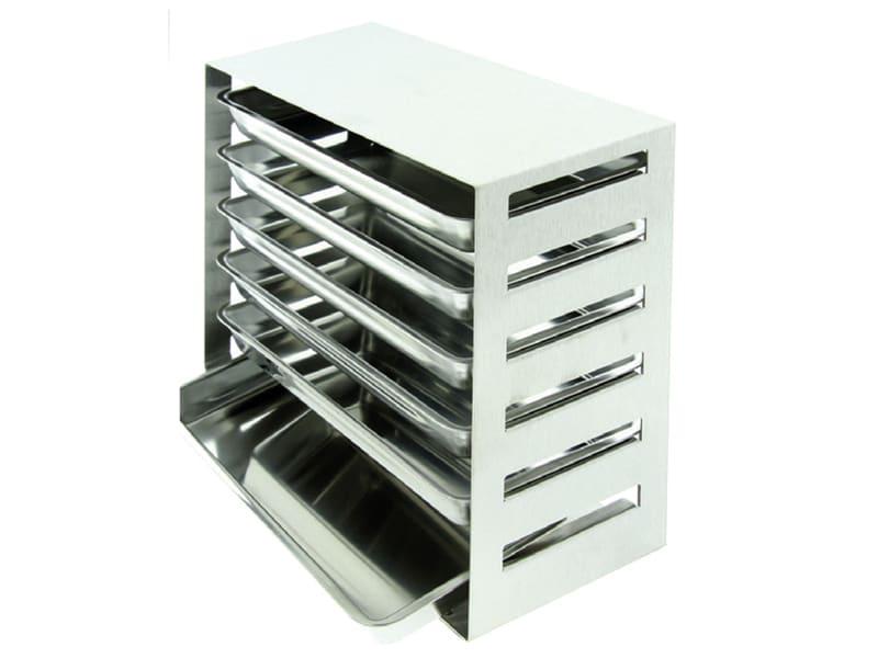 Stainless steel rack (size 20,6 x 10,2 x 18,2 cm )