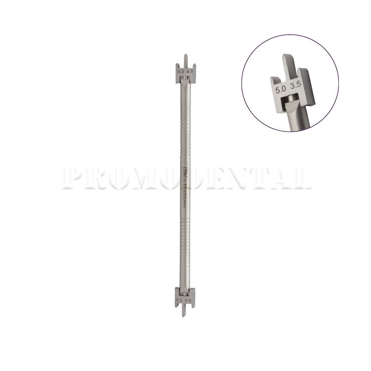 Jauge positionnement brackets – mobile