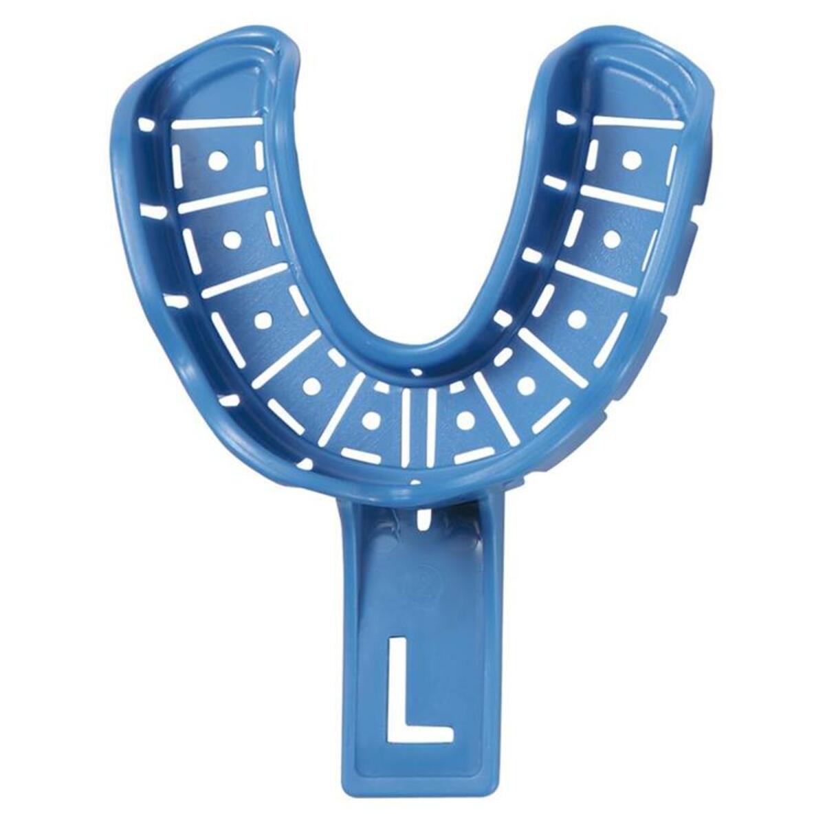 Premium Plus porte-empreintes à usage unique perforé pour denté inférieur
