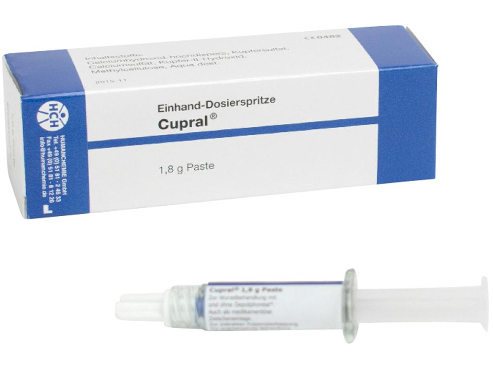 Seringue Cupral de 1,7g + 5 canules Pa