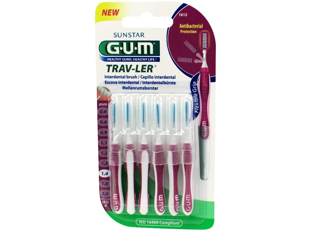 GUM TRAV-LER 1,4 bougie rose 6pc