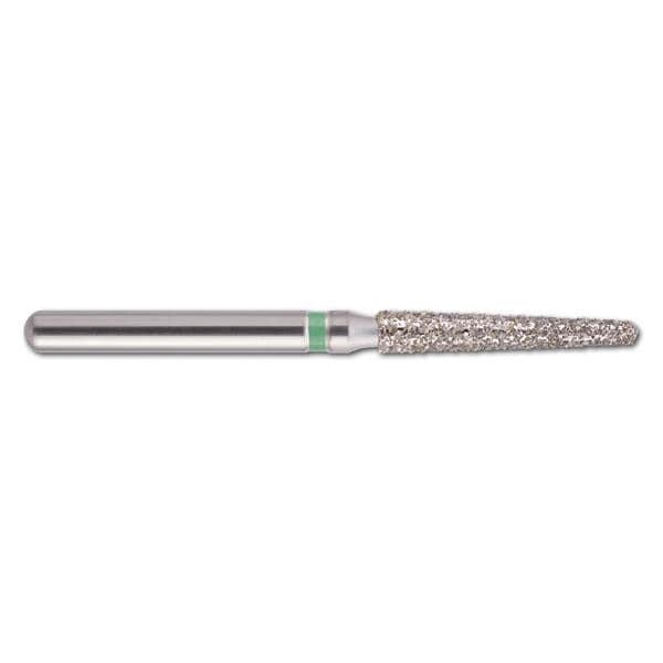 Fraises diamantées NeoDiamond FG - 199 conique ronde - ISO 016, gros (vert), 10 pcs