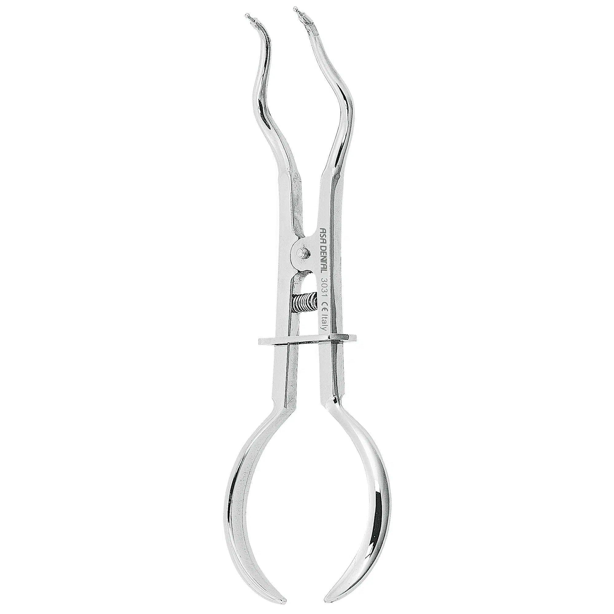 Pince à crampons Asa Dental Brewer courbe (17 cm)