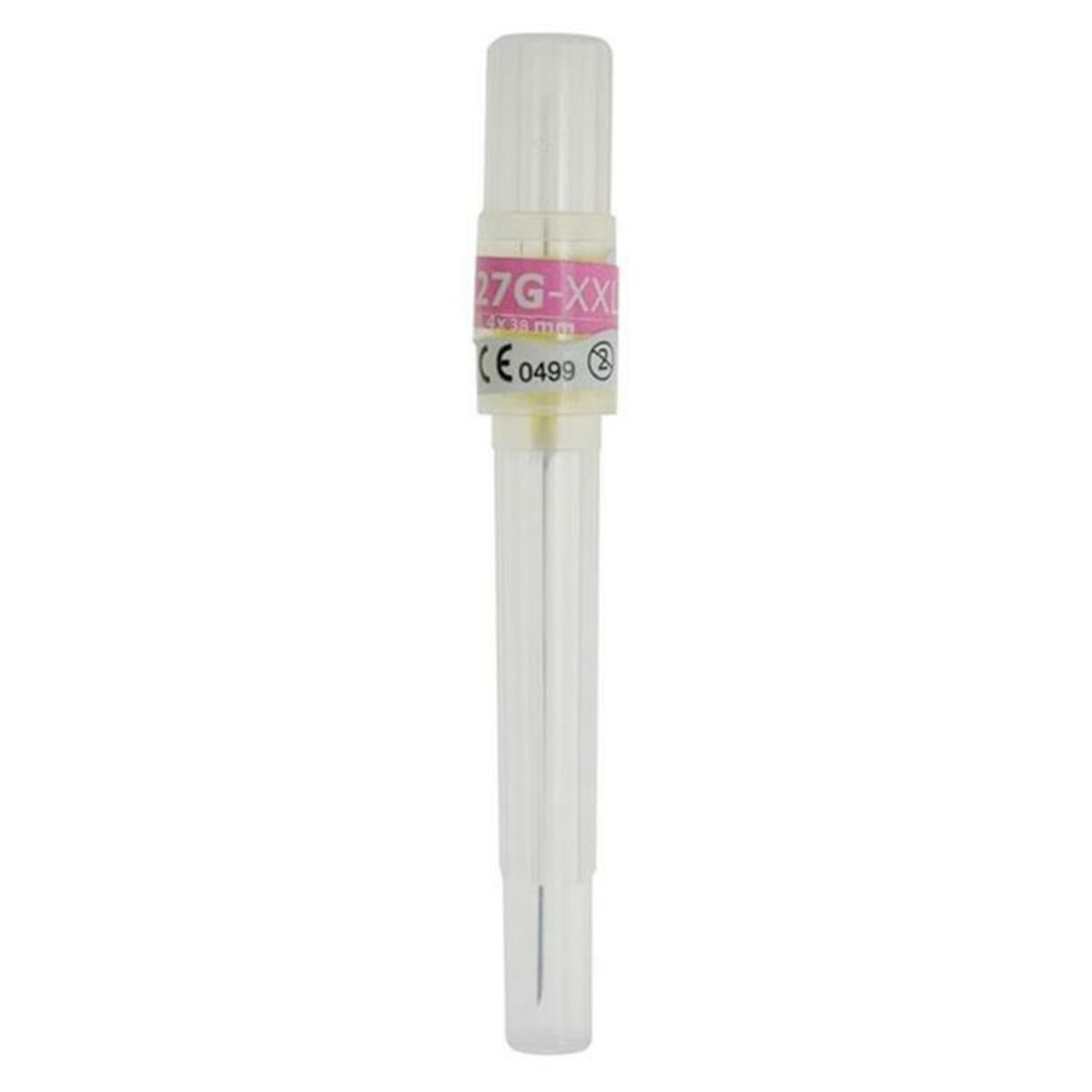 Denject Aiguilles d'injection 27G XXL Ø0,4mm (rose) - 38mm