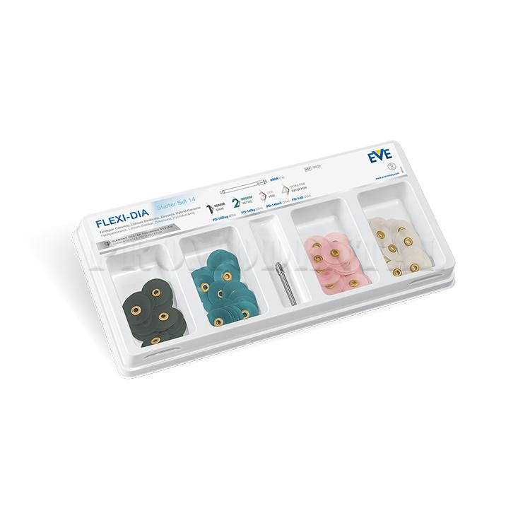 Disques de polissage diamantés FLEXI-DIA Starter 14