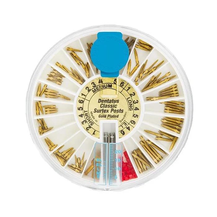 Screwpost Ass.120 St Gold Plated  120stk