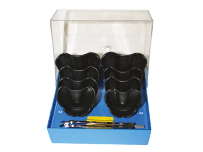 Border-lock® autoclavable impression trays toothed upper jaw 42-49 (10 pieces)