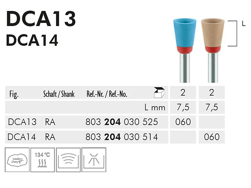 DCA 13/14 cup à polir (diamond impregnated)