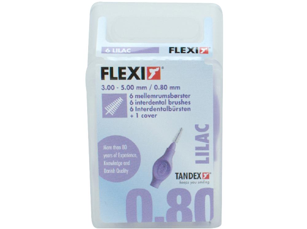 Interd. borstel Flexi paars 1,4 6st.