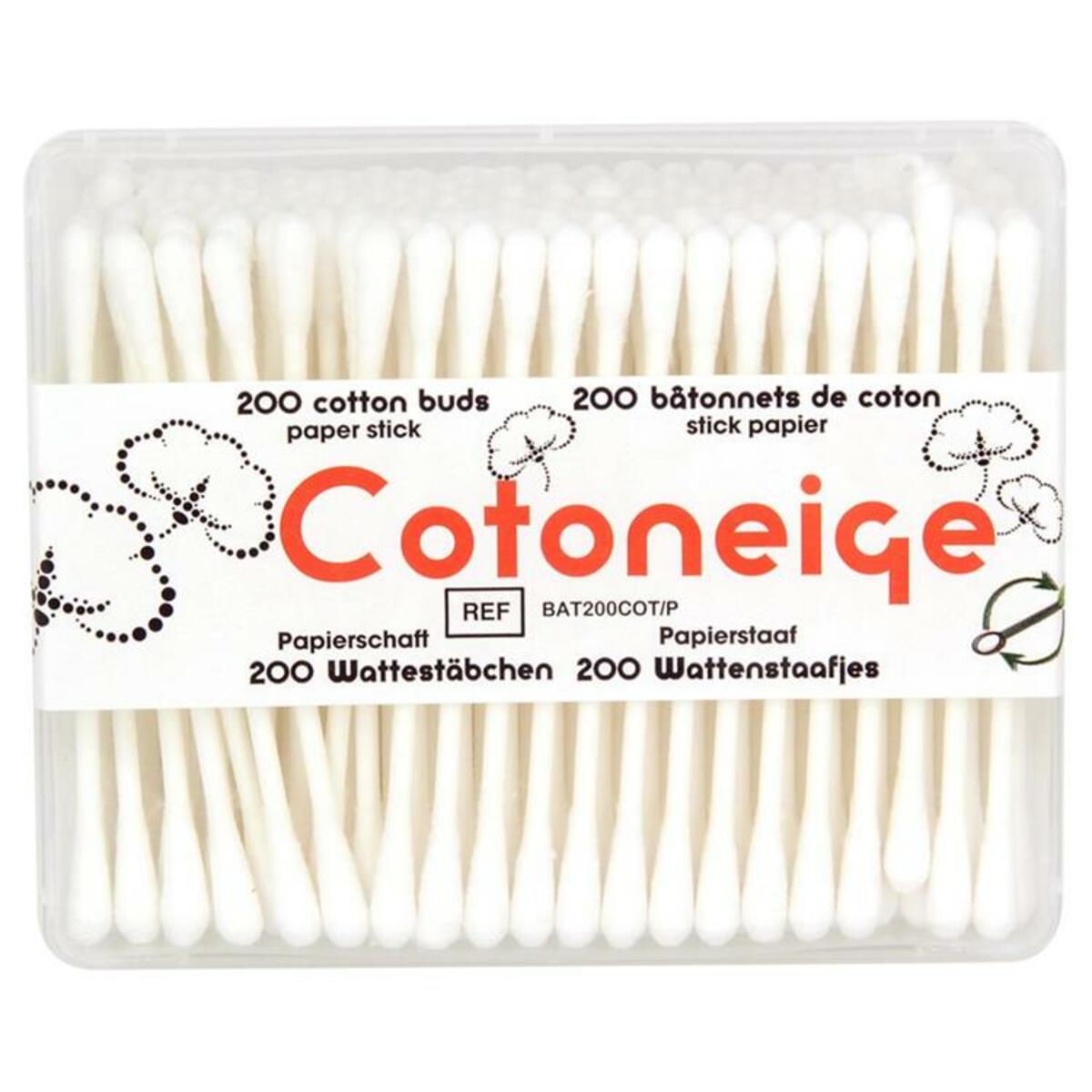 Alan Bâtonnets de coton 7,7cm - 200pces