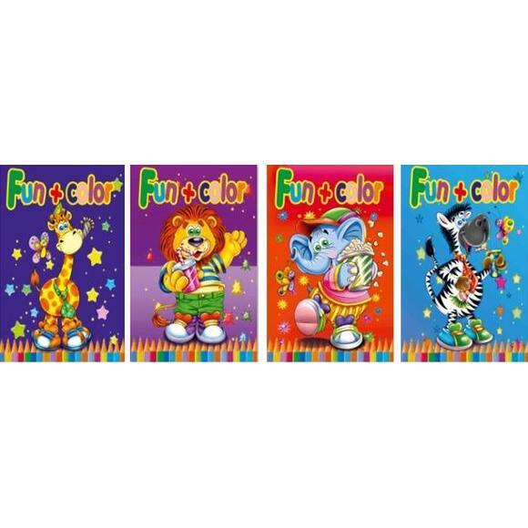 Kidspoint Speelgoed Kleine Kleur en Spelletjesboekjes Fun + Color (36 st.)