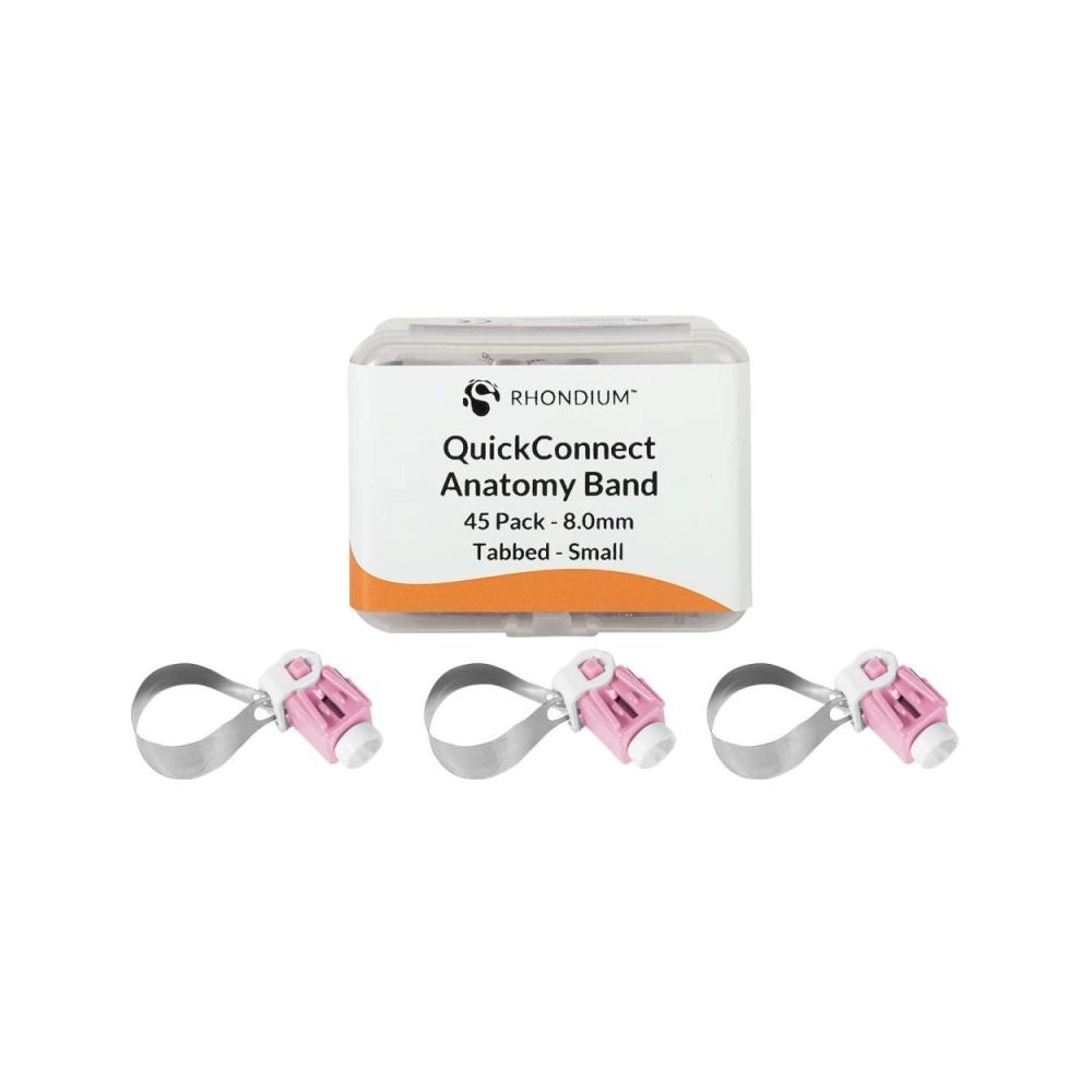 Rhondium QuickConnect Tabbed small 8,0 mm rose 45 pcs