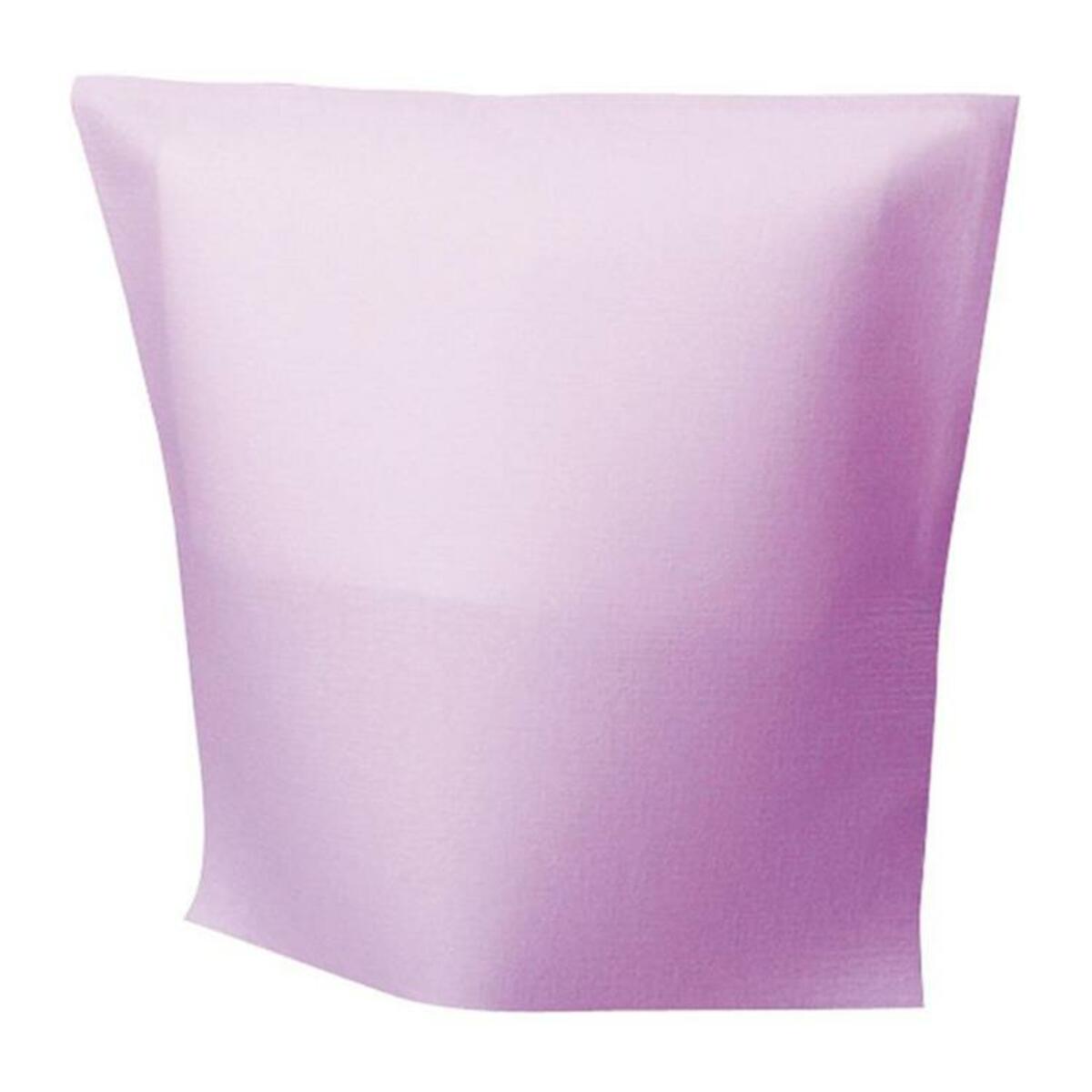 PURE Housses têtières pliées 25x25cm avec PE (2-épaisseurs) - violet