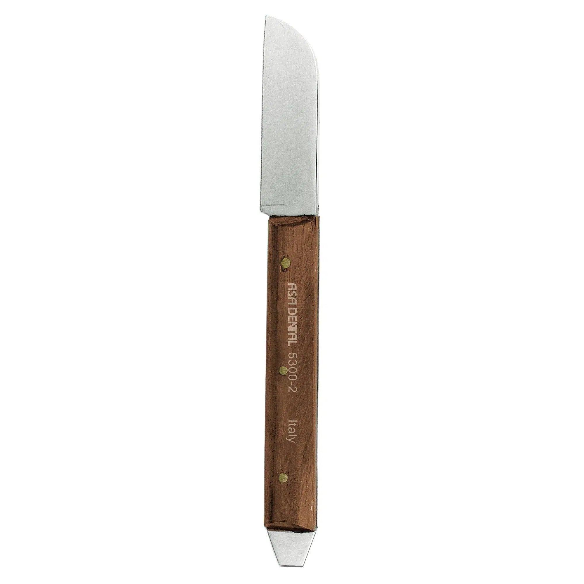 Couteau à plâtre manche en bois Asa Dental #2 Gritman (17 cm)