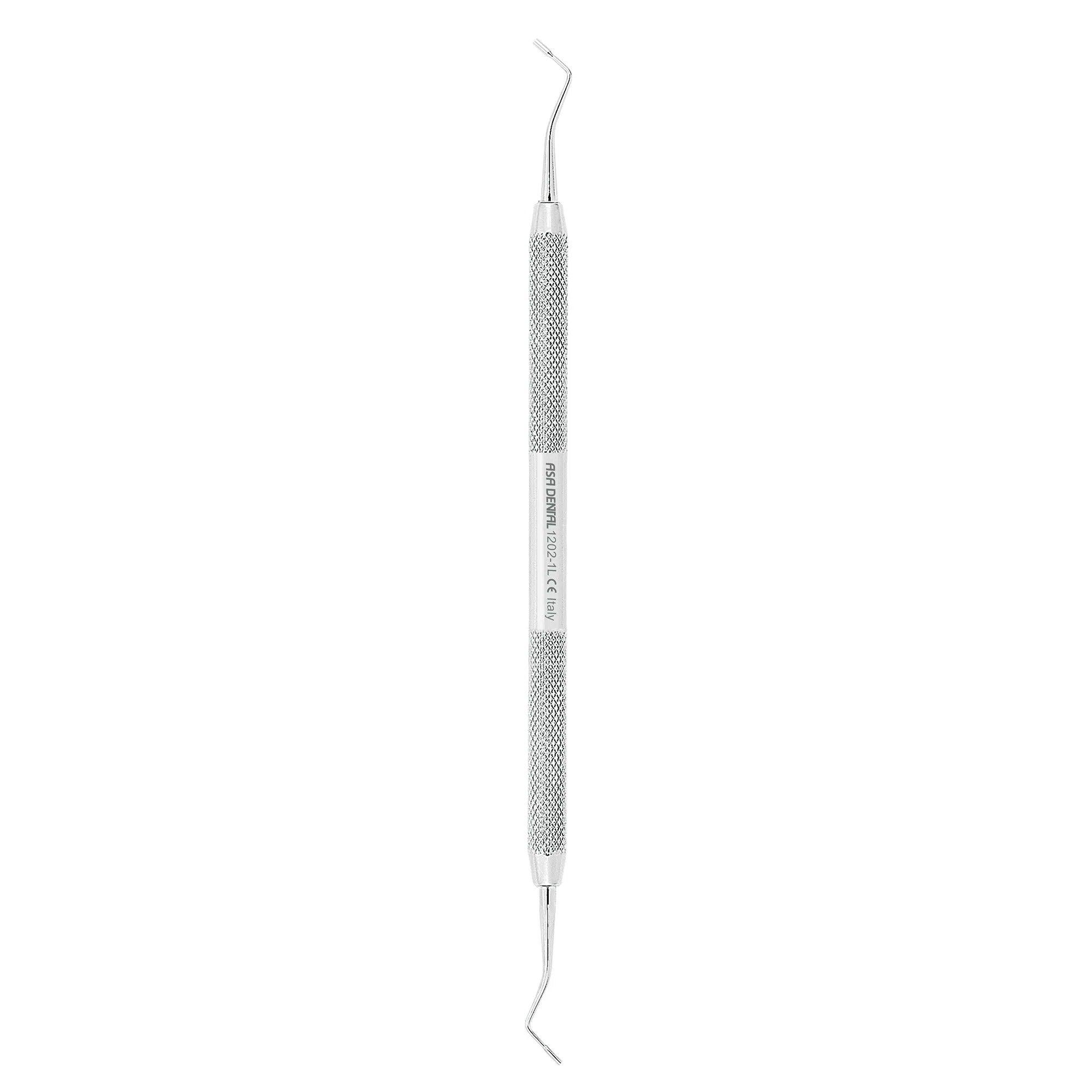 Fouloir à amalgame Asa Dental #1L non strié (1,2 mm - 1,4 mm)