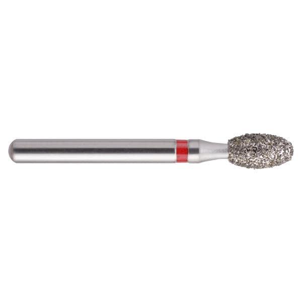 Fraises diamantées NeoDiamond FG - 277 bouton ronde - ISO 023, fin (rouge), 10 pcs