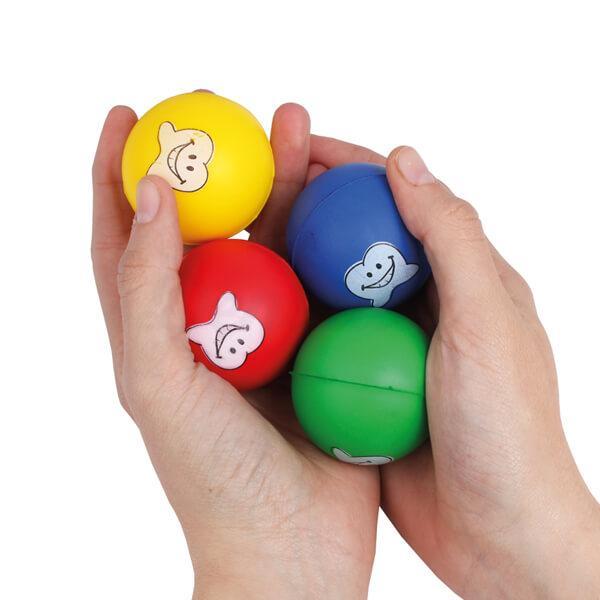 Boules anti-stress avec molaires amusantes (10 pièces)