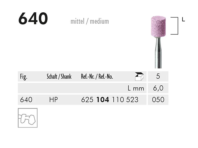 640 HP abrasif (pink, medium)