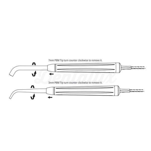 Gemini Evo: intraorale fotobiomodulatie-adapters van 3 en 7 mm