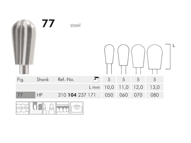 77 instrument en acier