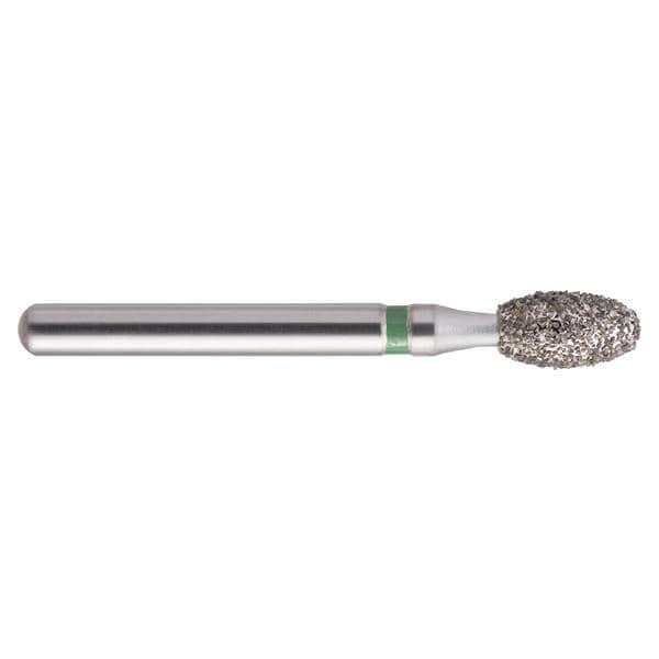 Fraises diamantées NeoDiamond FG - 277 bouton ronde - ISO 023, gros (vert), 10 pcs