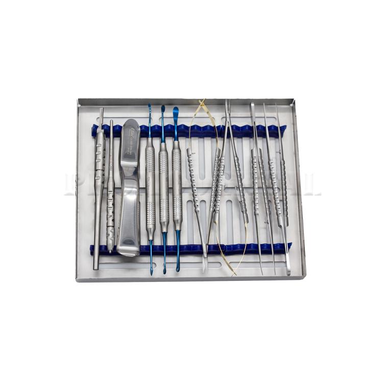 Kit de microchirurgie avec cassette de stérilisation