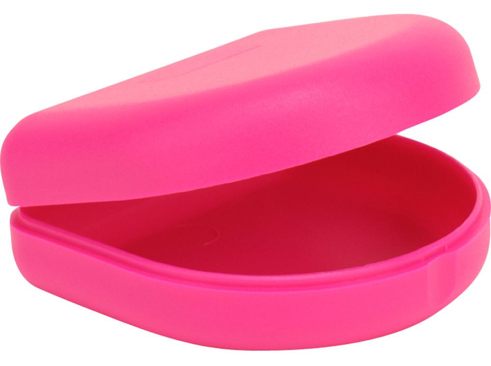 Boîte à barrettes sans trous rose 10p.