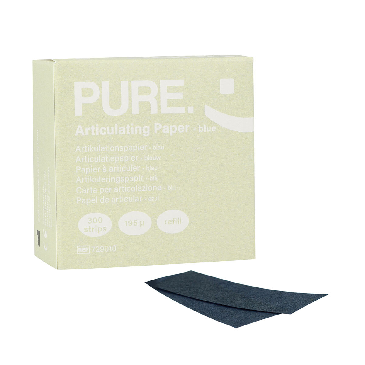 PURE Papier à articuler 195µm feuilles - bleu