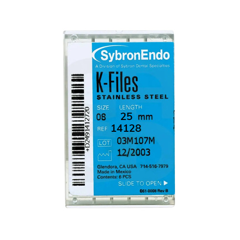 LIMES K-FILES SYBRONENDO - BOITE DE 6