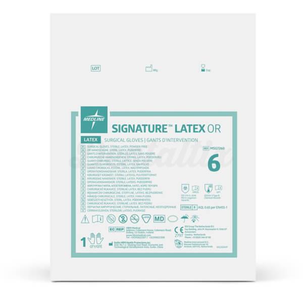 Signature Latex OR : Gants de chirurgie stériles (50 paires)