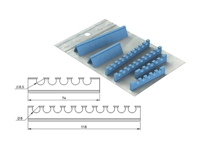 Silicone refill for Easy Clip 15-15 inst green