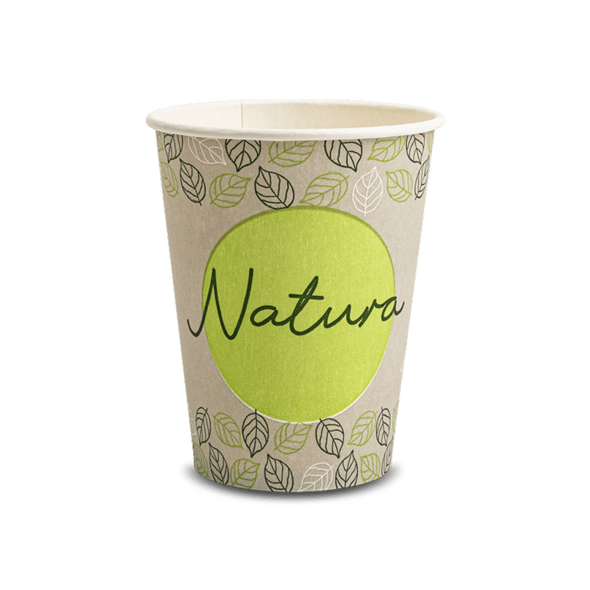 Monoart BIO Gobelets en papier (à base d'eau-revêtement) - Natura