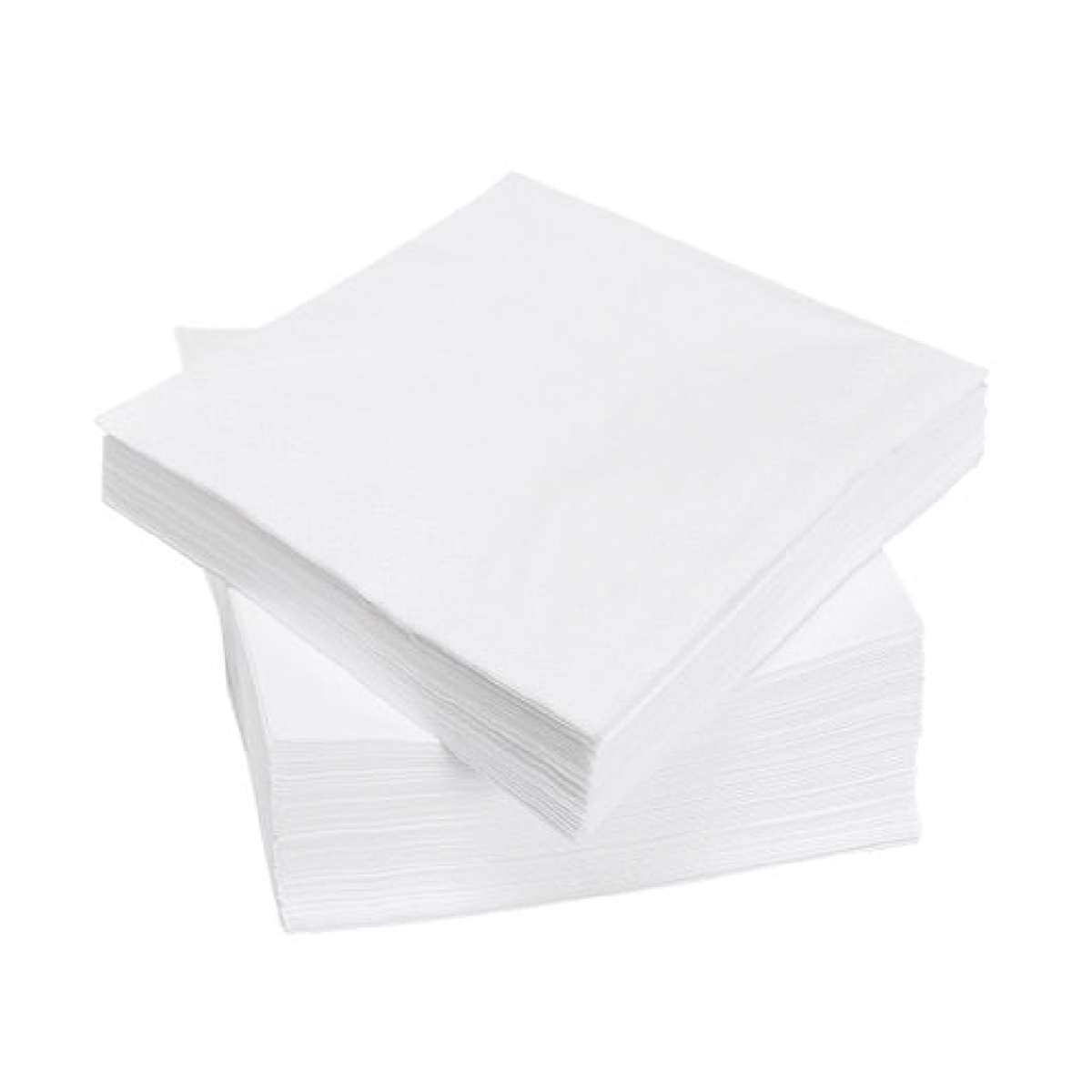 MTS Serviette 2 épaisseurs 33x33cm blanche - 2000pces
