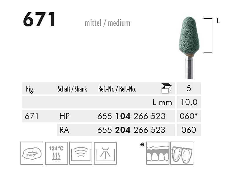 671 abrasif (green, medium)
