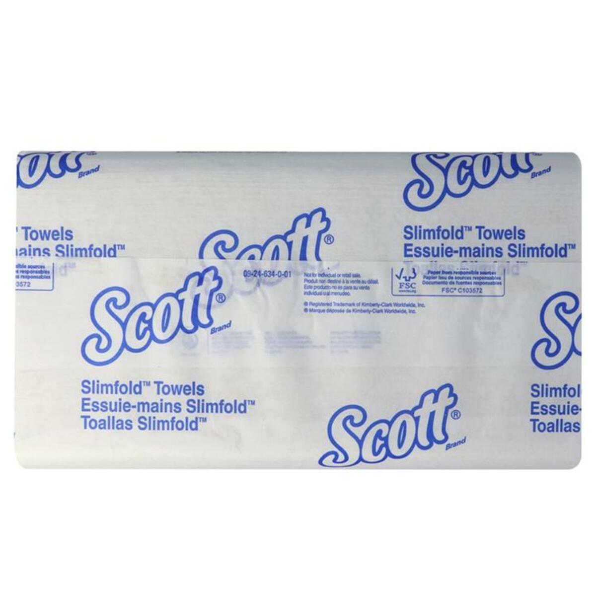 SCOTT®  Slimfold Handdoek 1laags