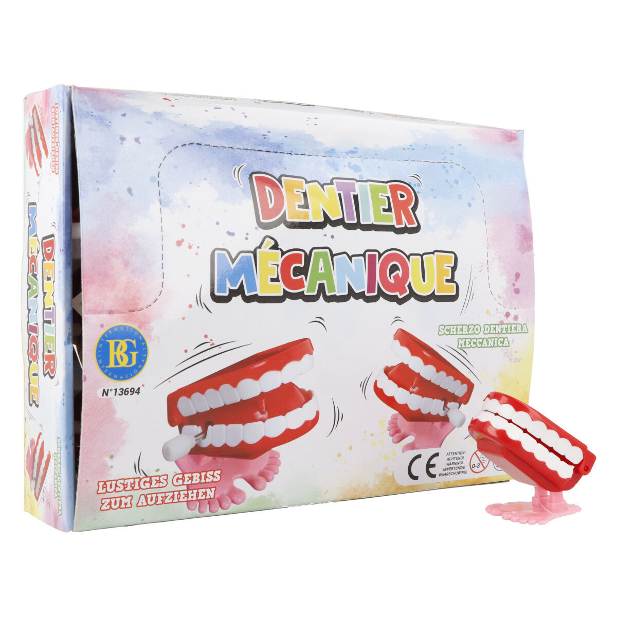 Intro jouets dents claquantes (12 pièces)