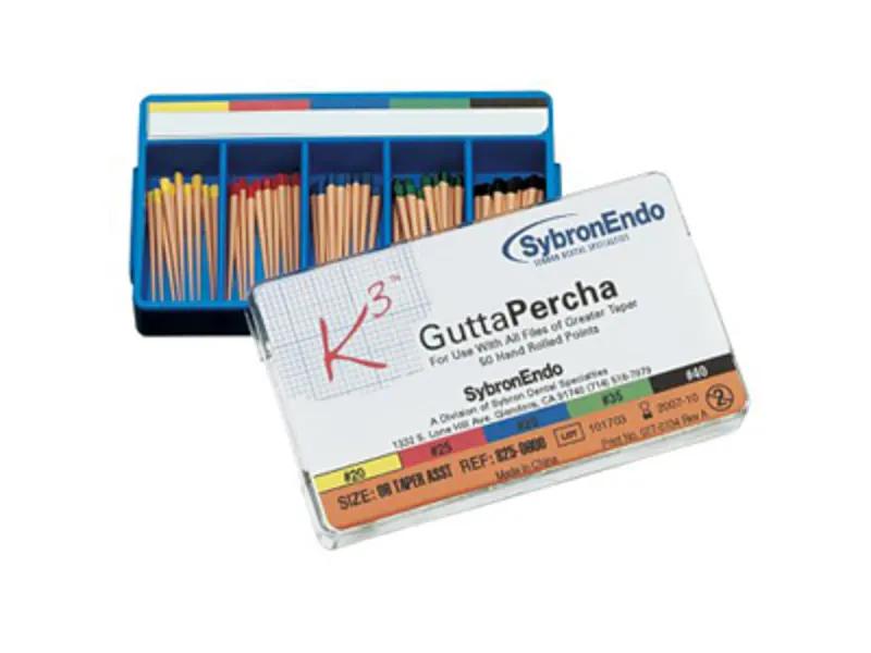 K3 Gutta Percha Feather tip taper .06
