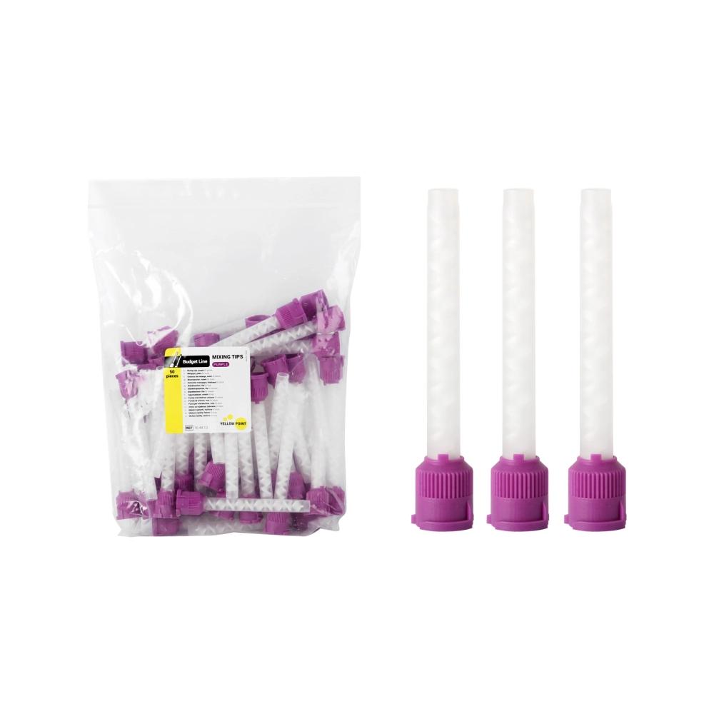 Yellow Point Budget Line Embouts de mélange violet 50 pcs