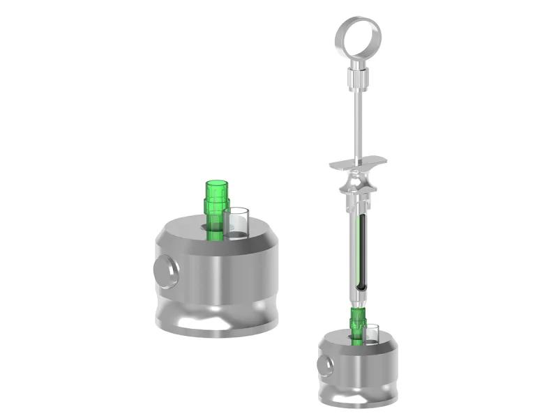 Secure Lock support de seringue