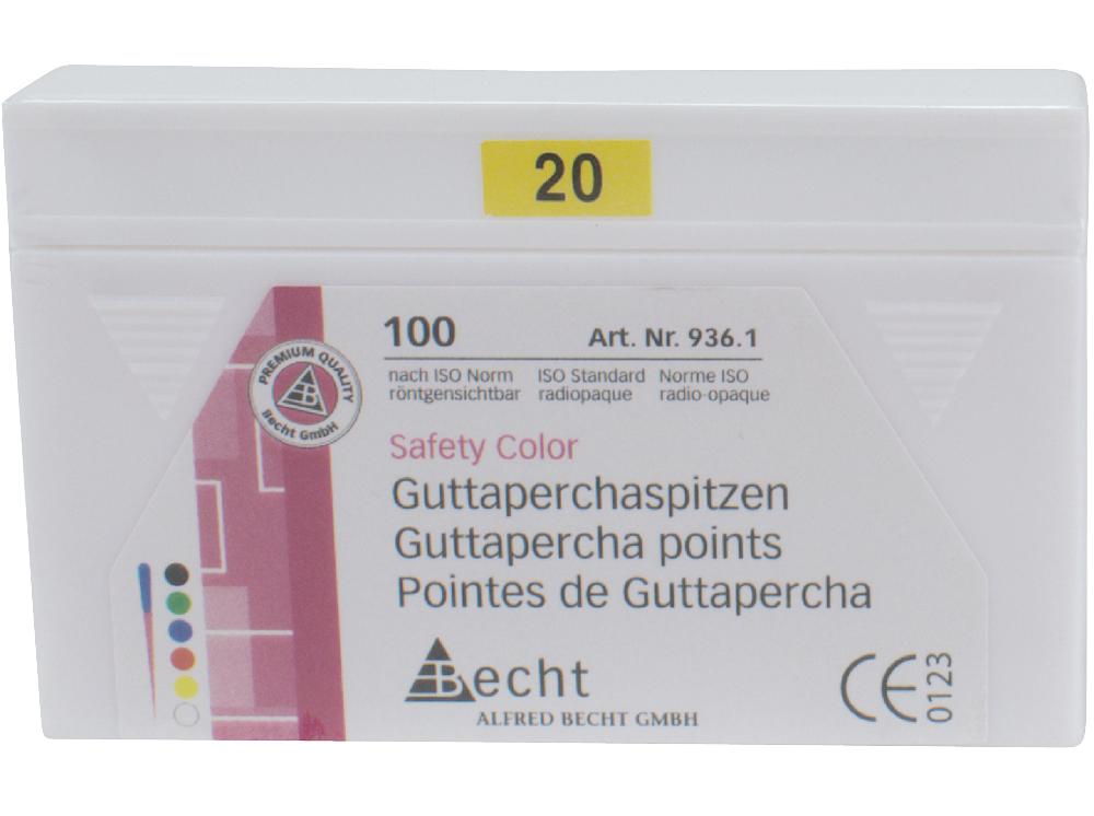 Aspirateur de gutta-percha Safet.Col.Gr.20 100p.
