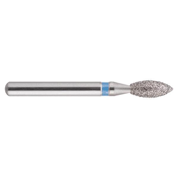 Fraises diamantées NeoDiamond FG - 243 flamme - ISO 018, moyen (bleu), 10 pcs