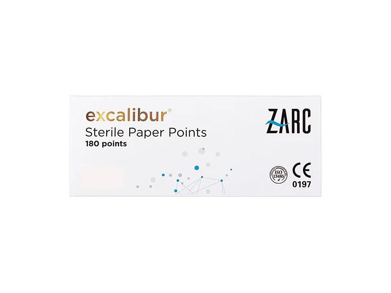 Excalibur pointes papier sterile