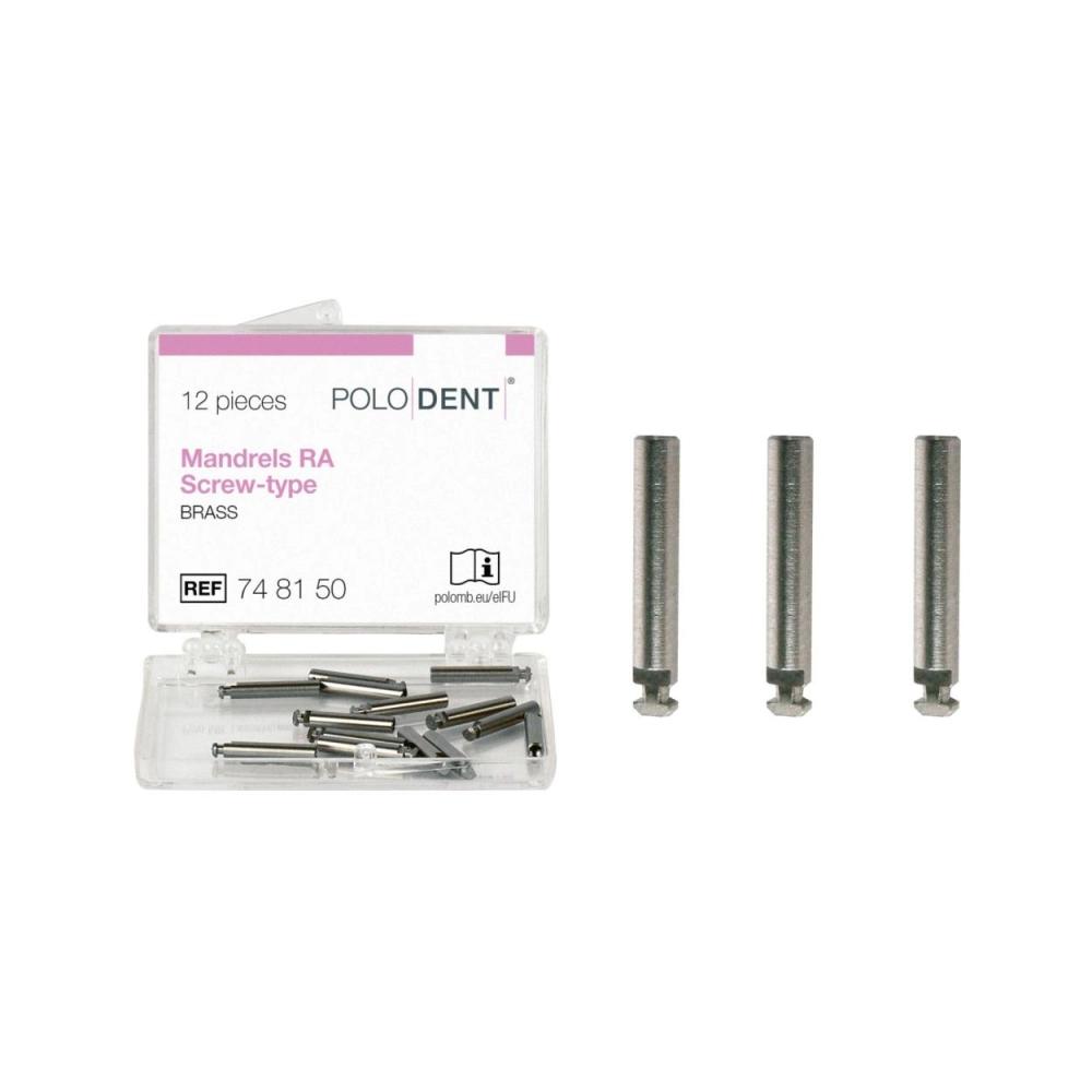 PoloDent Mandrellen Screw-type 14 mm RA 12 stuks