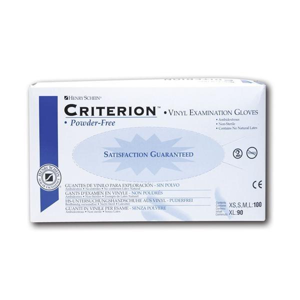 Criterion Vinyl Gloves Powder Free - S, 100 stuks