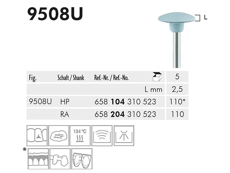 9508 U disque à polir