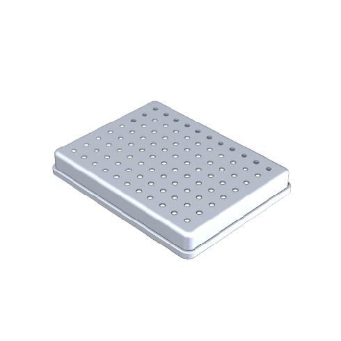 COUVERCLE PLATEAU ALUMINIUM PERFORE (14X18)