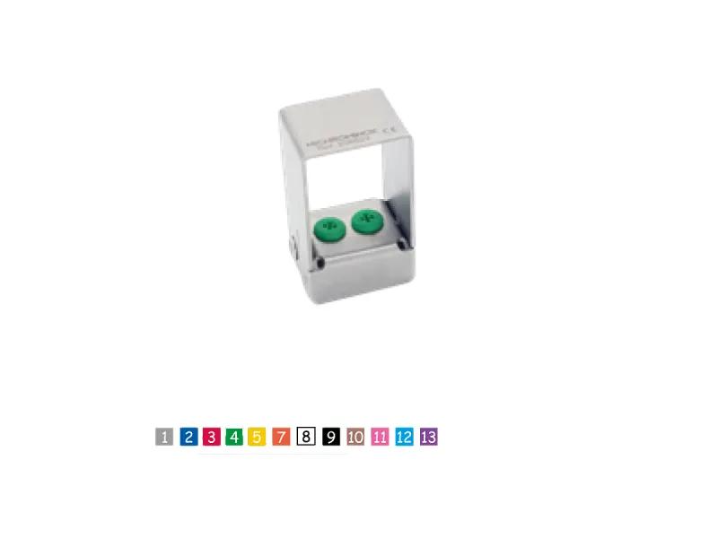 PLUG'IN 2 PERFORATIONS (SIZE 2,5 X 2 X 4 CM)