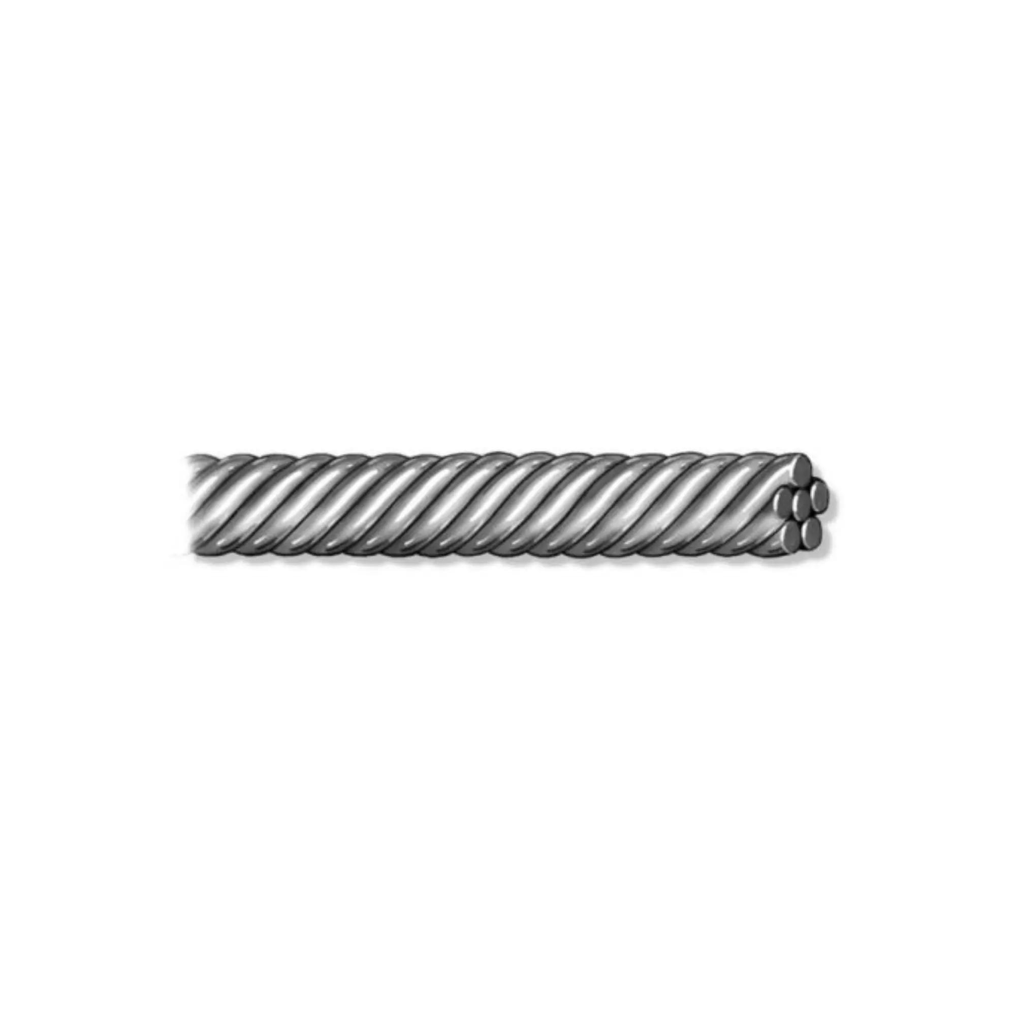Co-axiale draden SUPRA-FLEX™ 6 strengen TRU-CHROME staal (10)