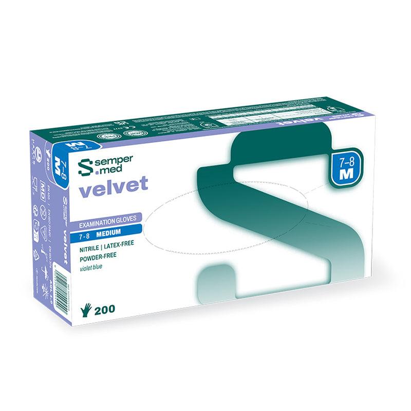 Sempermed Skin2 gants nitrile non poudrés bleus 3 g (200 pcs)