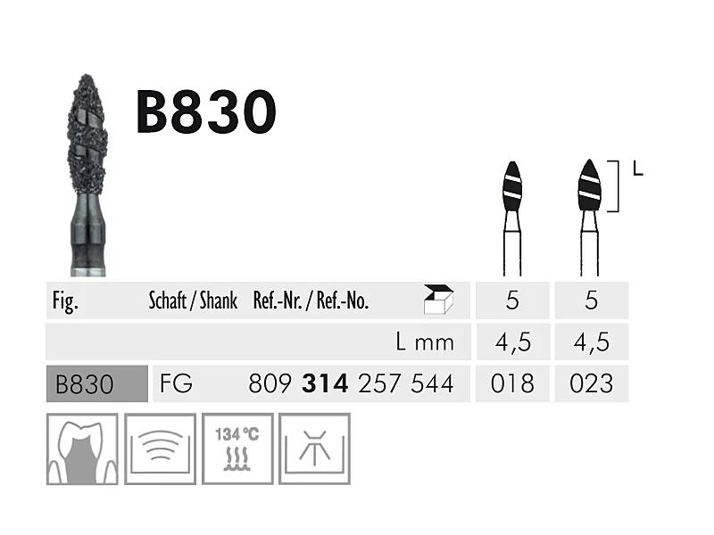 B 830 Black Cobra instrument diamanté
